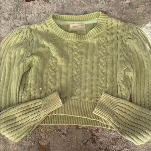 Urban Outfitters Light Green Knit Sweater